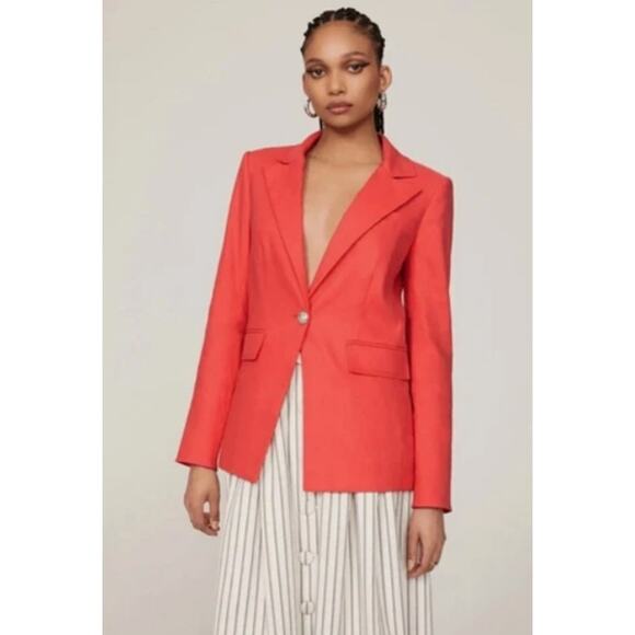 B39 Veronica Beard Sedgwick Dickey Blazer Womens 2 Work Career Preppy First Lady - Picture 1 of 12